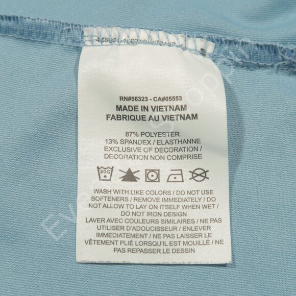 Nike Dri Fit Vapor Fog Print Golf Polo Shirt in Blue Size Large - Picture 6 of 6